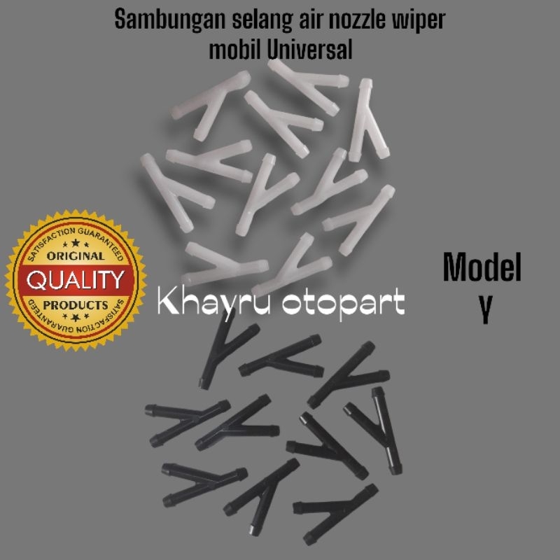 Sambungan selang air Nozzle Wiper model type Y universal original