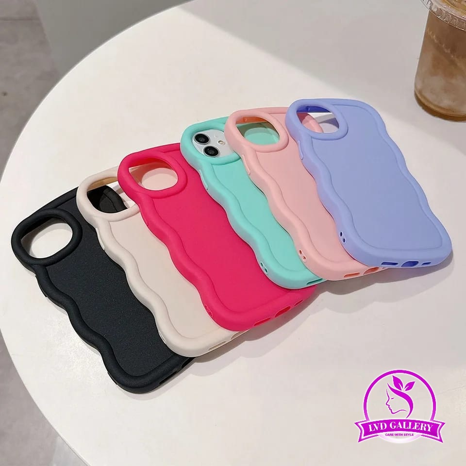 LVD - Case Candy Macaron Gelombang Warna Casing Redmi Note 10S Redmi Note 10 4g  Redmi Note 10 Pro R