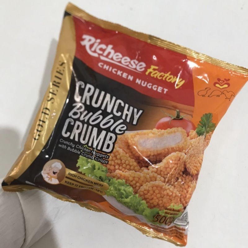 

Richeese Chicken Nugget Bubble Crumb 500g / Naget Ayam 500g