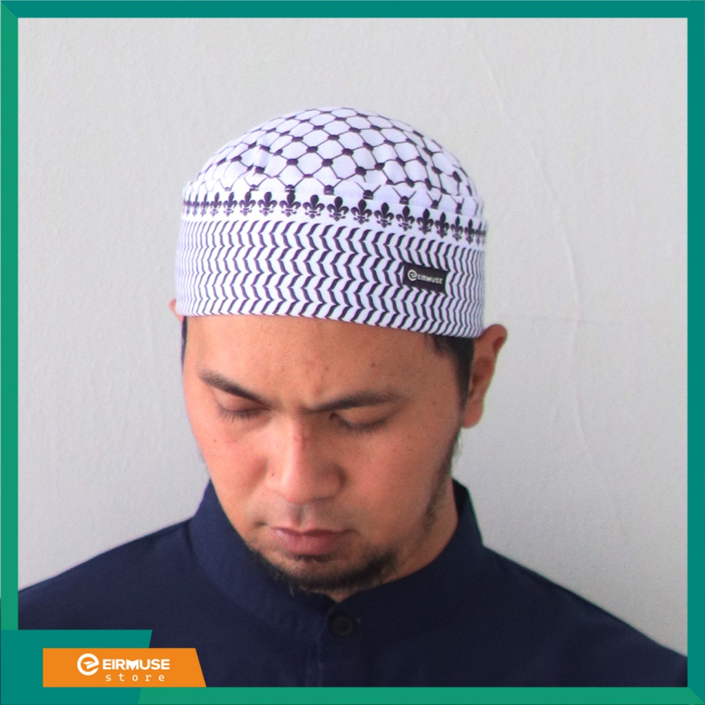 Peci Lipat Simagh Motif Sorban Arab By Eirmuse Modis dan Kekinian Nyaman Dipakai