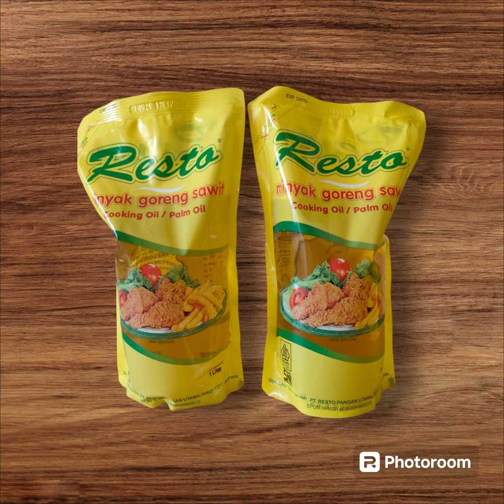 

Minyak goreng Resto 1 liter