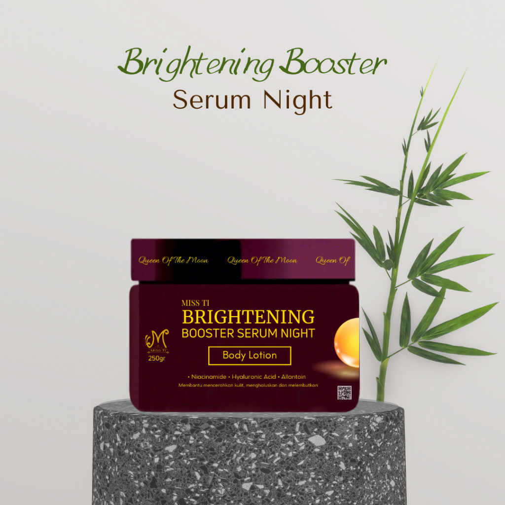 Brightening Booster Serum POT 250gr Vampire Body Lotion POT Burgundy viral di tiktok HAND BODY Dosti