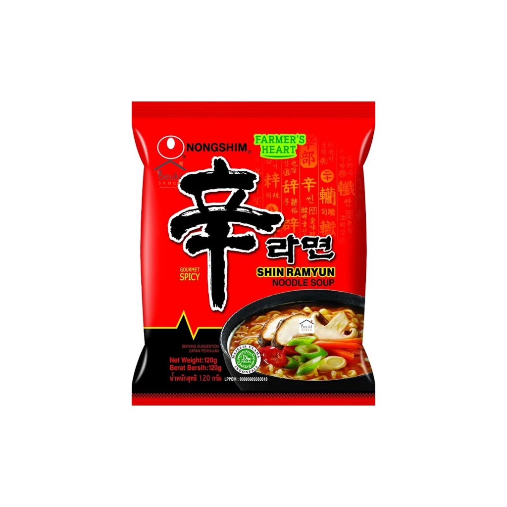 

Nongshim Shin Ramyun Mi Instan Kuah Rasa Jamur Ala Korea