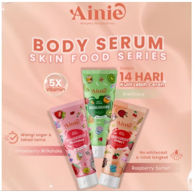 ❤ FATAYA ❤ BODY SERUM AINIE 3 VARIAN AROME FREE HANDBODY MINI & BODY WASH