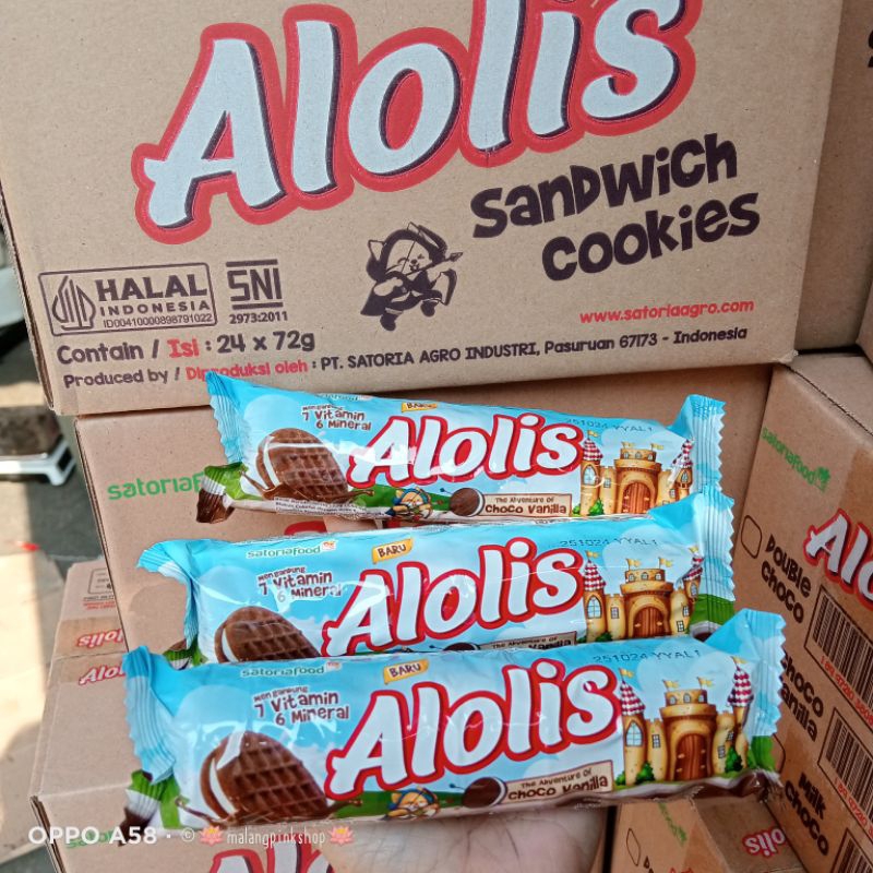 

biskuit alolis isi 24 pcs