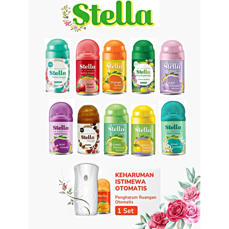 STELLA Reffil Matic || Stella Air Fresh Matic || Stella pengharum ruangan || Stella matic