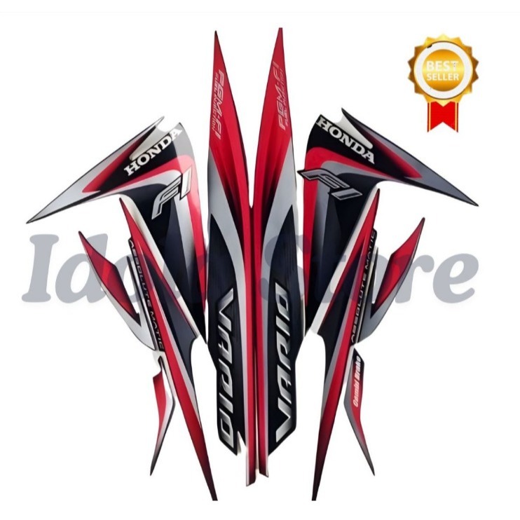 Stiker Striping Honda Vario ESP 2015 Hitam List Stiker Standar Vario ESP 2015 Terbaik