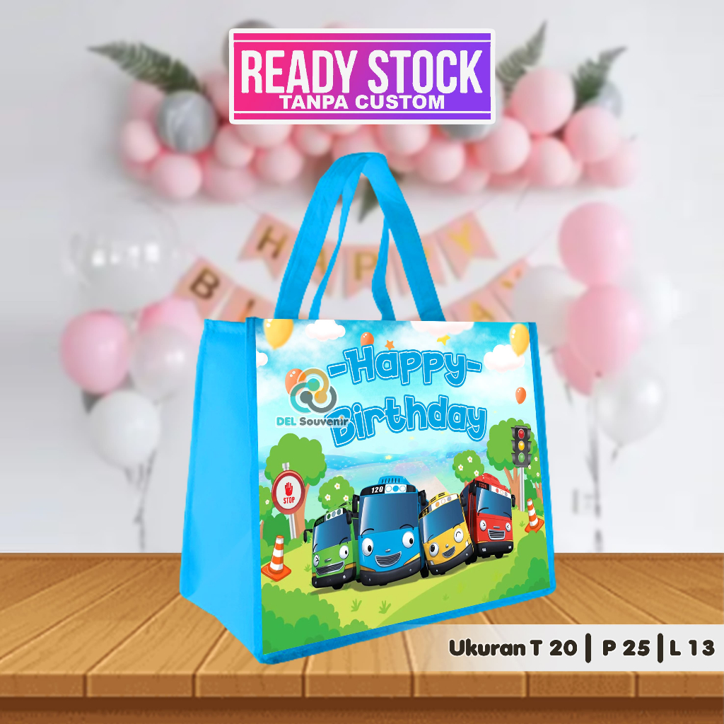 

READY STOCK SIAP KIRIM !! TAS ULTAH ANAK / TAS ULTAH KARAKTER TAYO / TAS SOUVENIR READY STOCK LANGSUNG KIRIM / TAS SOUVENIR ULANG TAHUN / GOODIE BAG ULTAH / TAS ULANG TAHUN