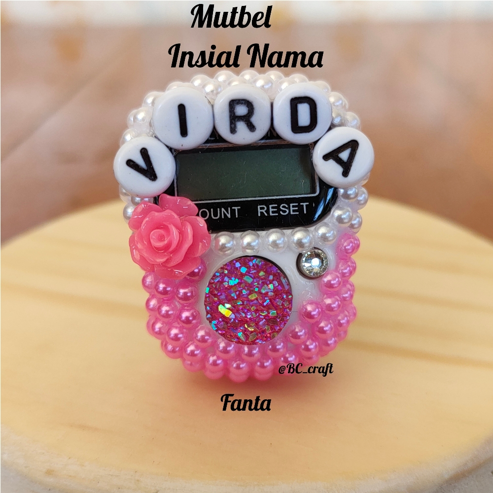 BISA CUSTOM WARNA DAN NAMA tasbih digital cantik tasbih digital cincin tasbih digital cincin estetik