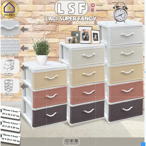 Laci Super Fancy AKAKO/Laci AKAKO 3 Susun/4 Susun/5 Susun/Laci AKAKO Murah Berkualitas