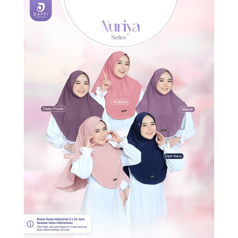 Nuriya hijab ped malaysia by daffi series