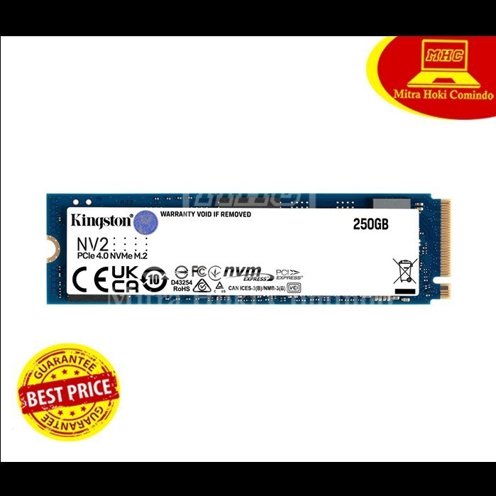 SSD KINGSTON 250GB SSD NVME KINGSTON NV2 250GB M.2 NVME GEN 4
