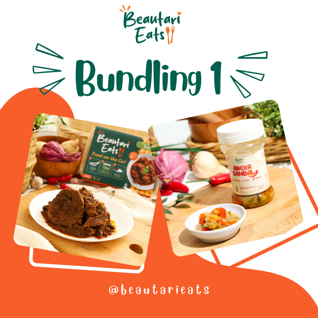 

[SPECIAL BUNDLING] Rendang + Sambel (1 Varian)- Beautari Eats