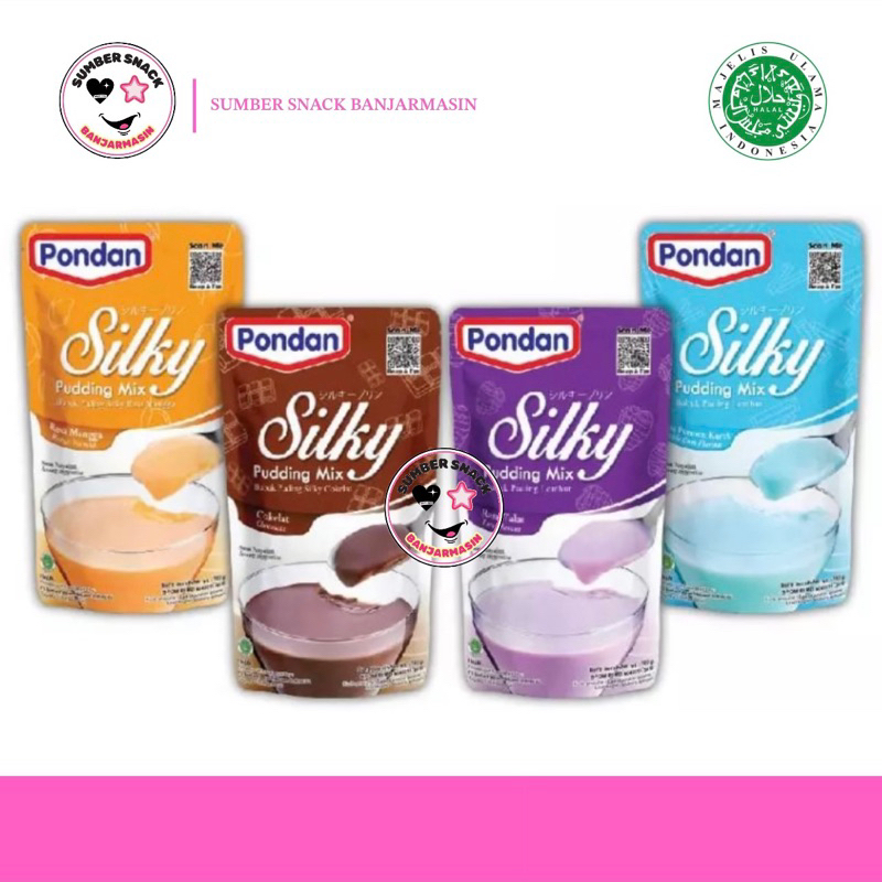 

Pondan Silky Pudding Mix Pouch (100g) (4 Varian Rasa)