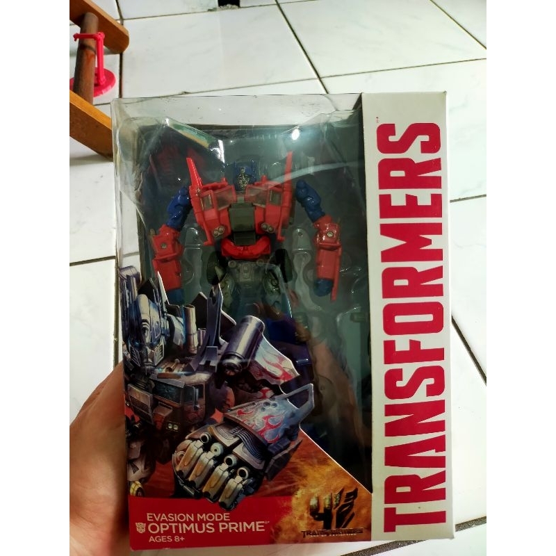 Transformers Age of extinction Voyager class Evasion mode Optimus prime Original hasbro