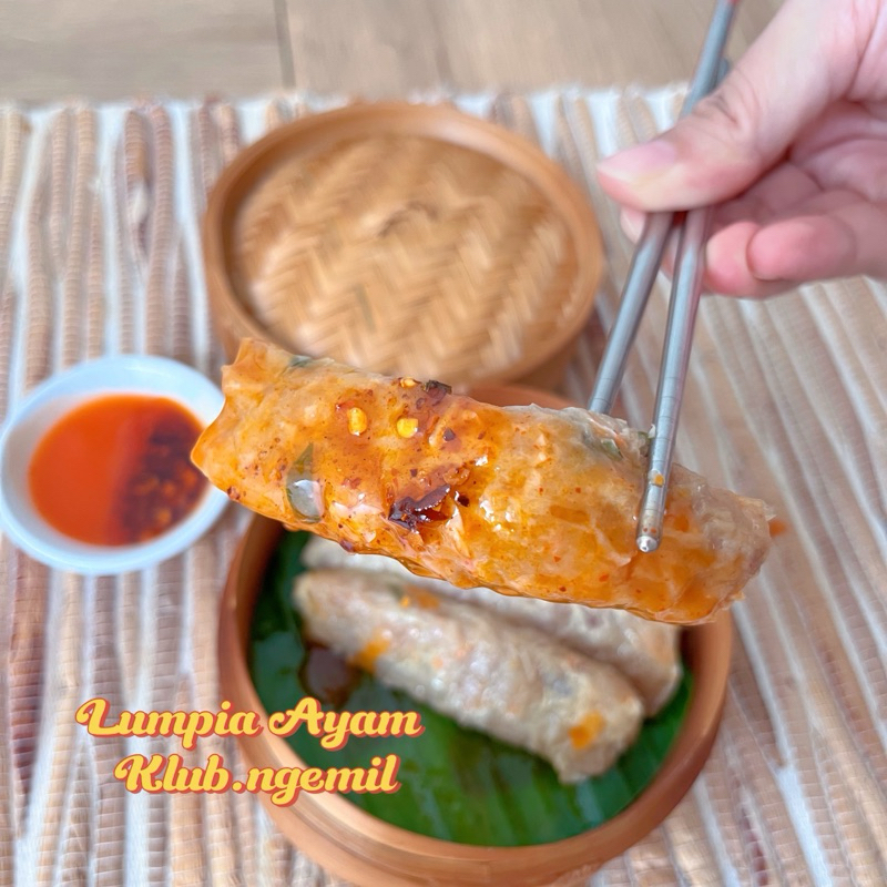 

Lumpia ayam dimsum klub.ngemil isi 10 Frozen