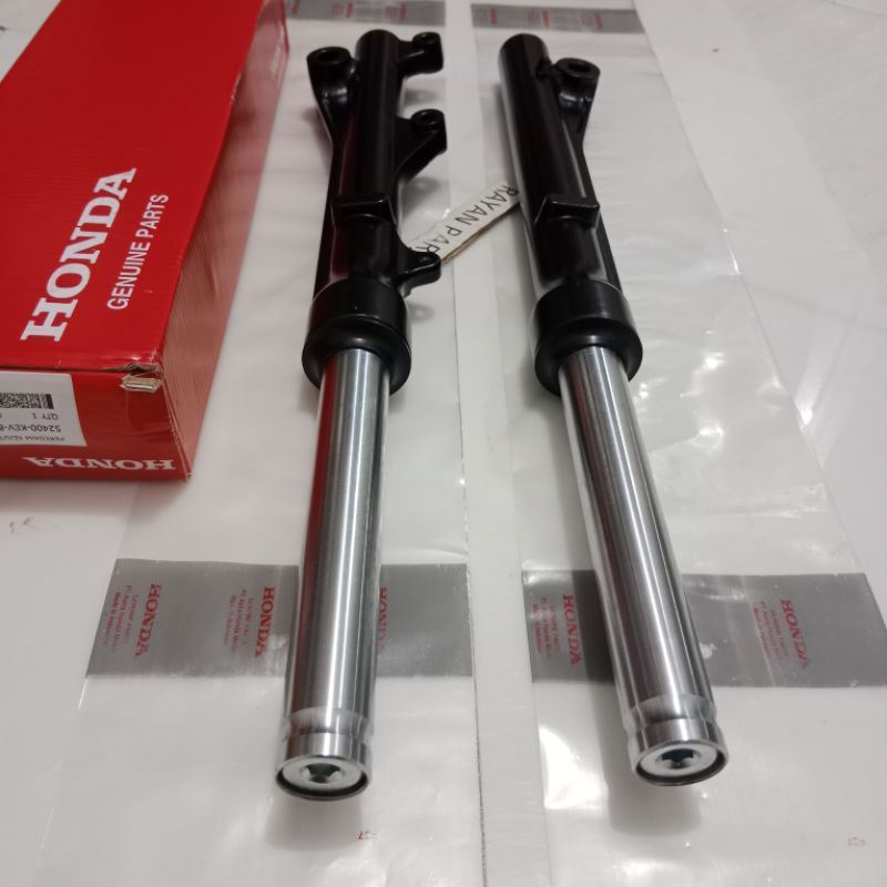 As shock depan+tabung kzl scoopy KARBU scoopy KARBU komplit