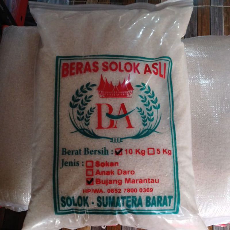 

Beras Solok Asli anak daro,sokan Kemasan 5kg dan 10kg