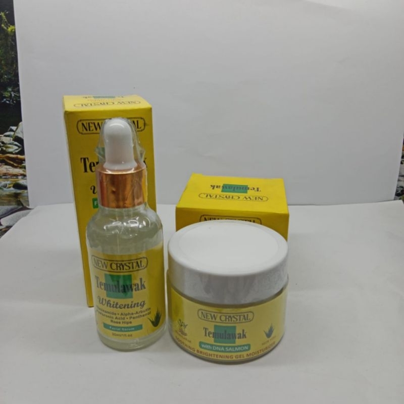 2In1 Serum Temulawak New Crystal Moisturizer Dna Salmon