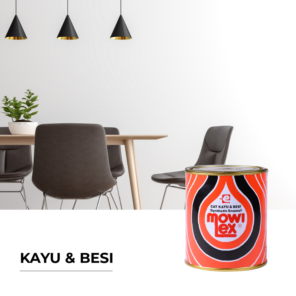 Mowilex Cat Kayu & Besi - 1 Ltr - FS