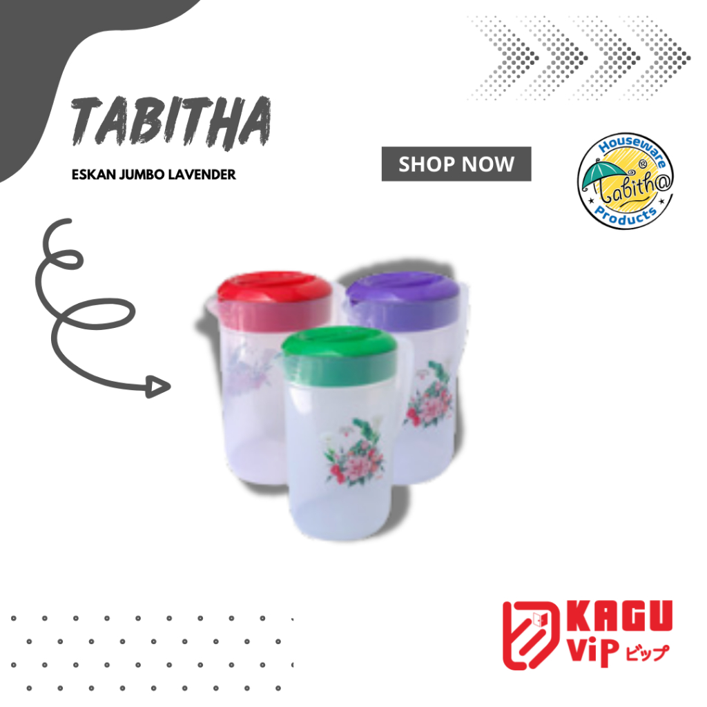 Teko Plastik 4 Liter Teko Jumbo Lavender tabitha