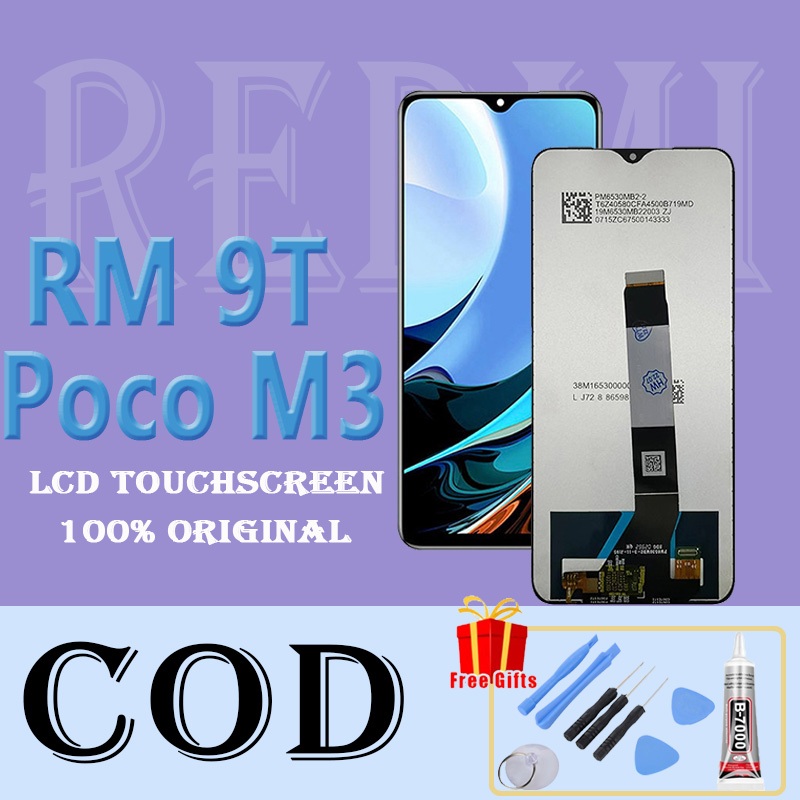 LIVE [ORIGINAL] LCD REDMI 9T 9T PRO POCO M3 FULLSET TOUCHSCREEN GARANSI RESMI BISA GROSIR
