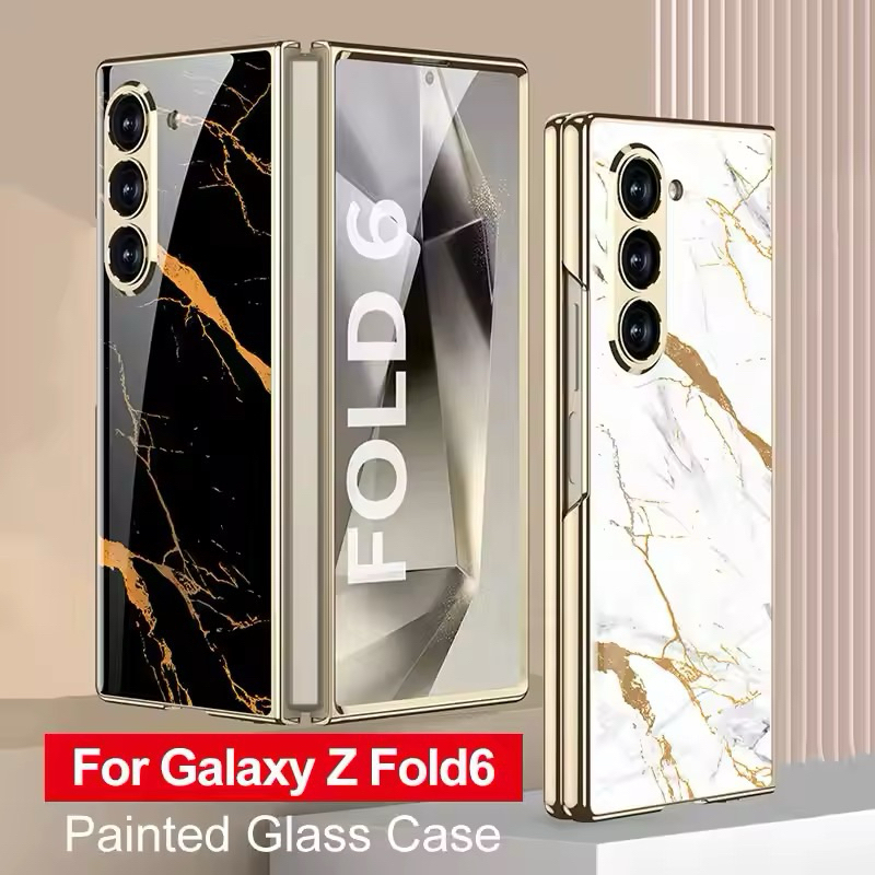 GKK Case Samsung Galaxy Z FOLD 6 Z FOLD 5 Z FOLD 4 Z FOLD 3 Z FOLD 2 Hardcase GKK ORIGINAL Marble