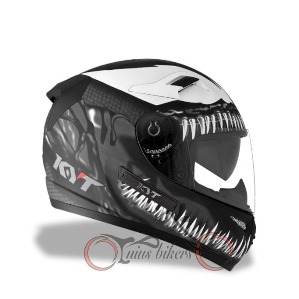 HELM KYT K2 RIDER VENOM BLACK DOFT/GUNMETAL - HELM FULL FACE KYT K2