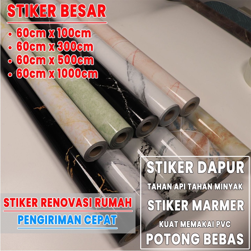 【upgrade】stiker dapur anti minyak anti api stiker meja dapur stiker meja kompor walpeper dinding dap