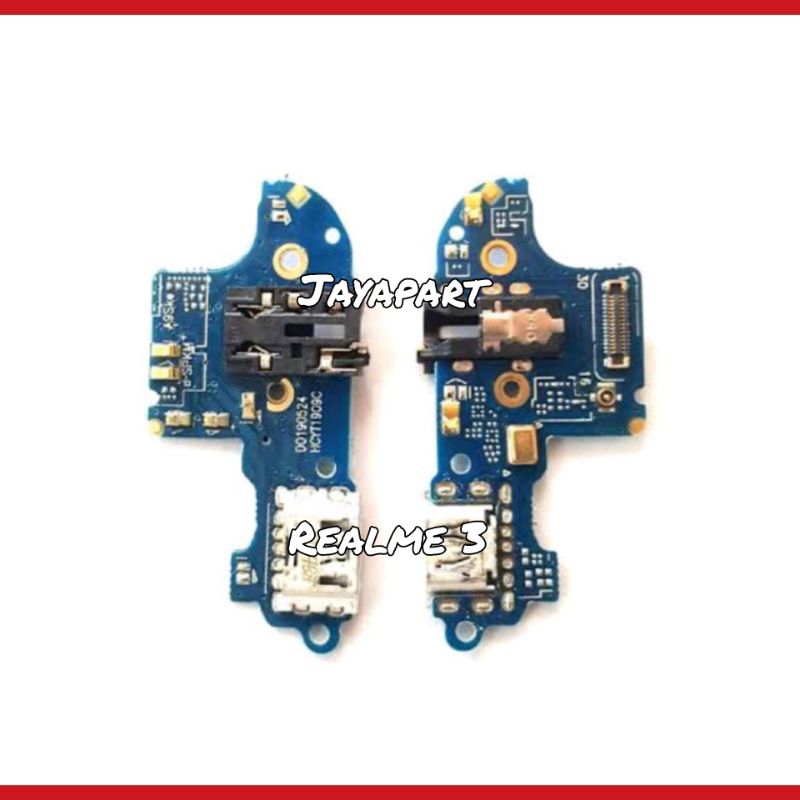 Papan cas fleksibel charger realme 3 konektor original