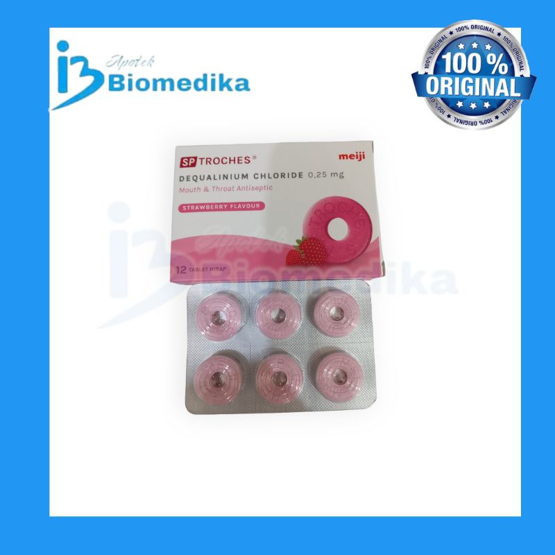 SP TROCHES STRAWBERRY OBAT NYERI TENGGOROKAN