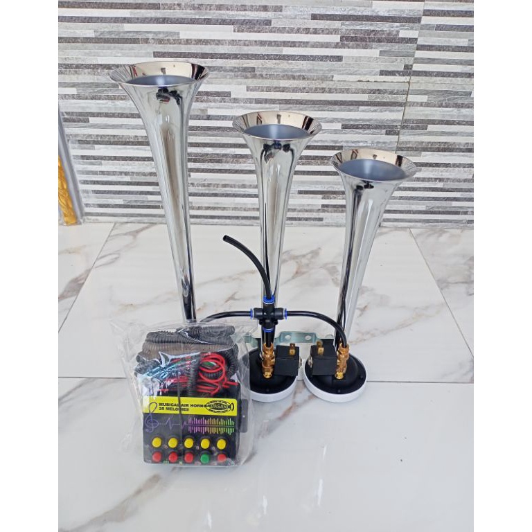 KODE N69Z klakson telolet 3 corong 25 nada basuri 1 tombol 12v24v