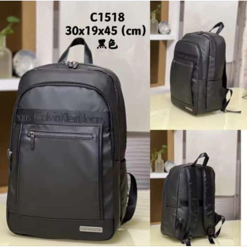 TAS RANSEL PRIA CALVIN KLEIN BACKPACK IMPORT TAS PUNGGUNG WATERPROOF IMPORT CK 1537