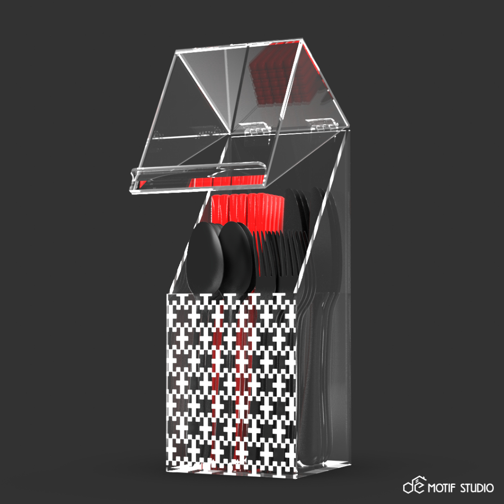 TEMPAT WADAH ALAT PENYIMPAN PENYIMPANAN SIMPAN PERALATAN DAPUR MASAK MAKAN SENDOK GARPU PISAU SUMPIT