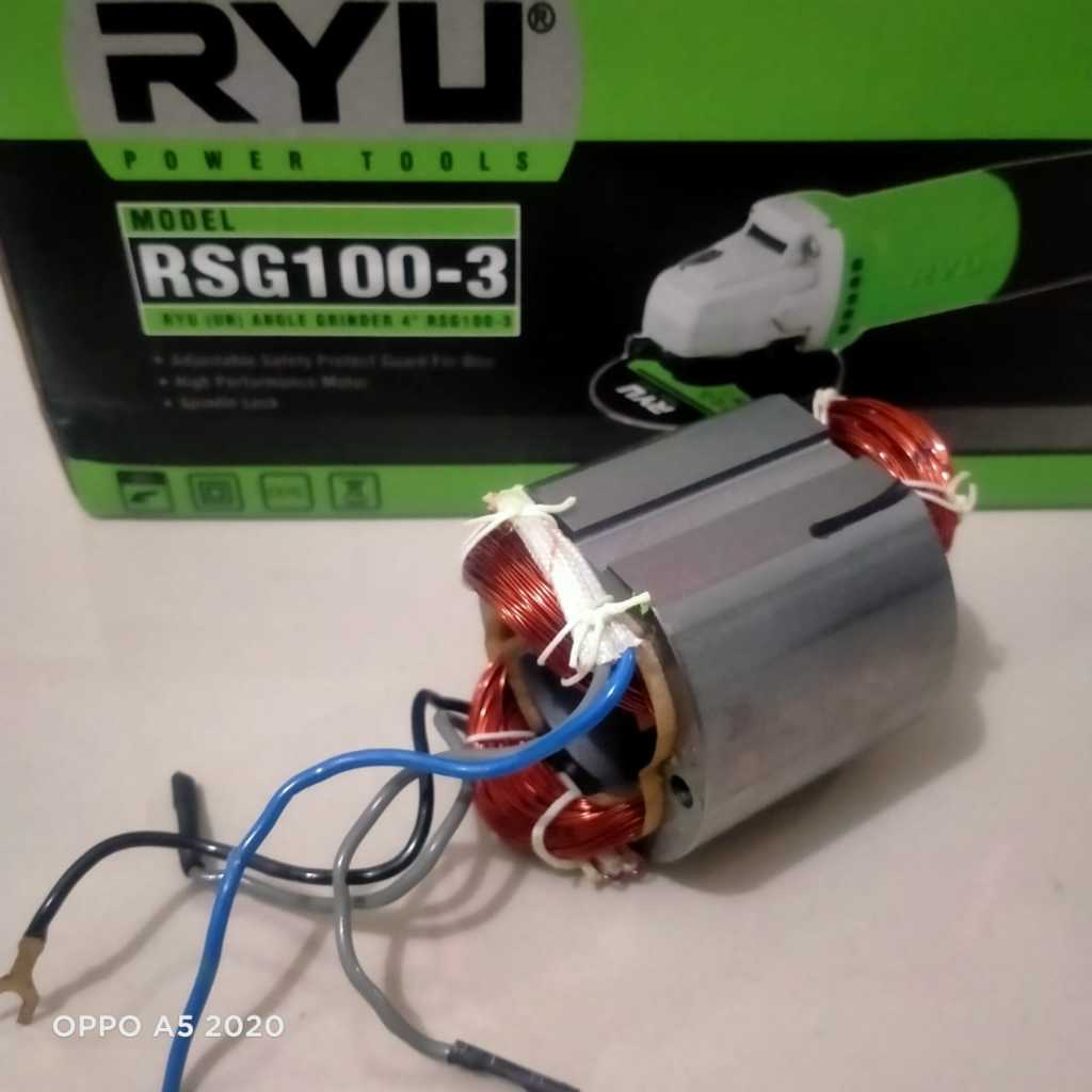 RYU STATOR / Rumah Armature GERINDA RYU RSG 100-3 ORI/BISA UNTUK GERINDA MAKTEC MT 90/91