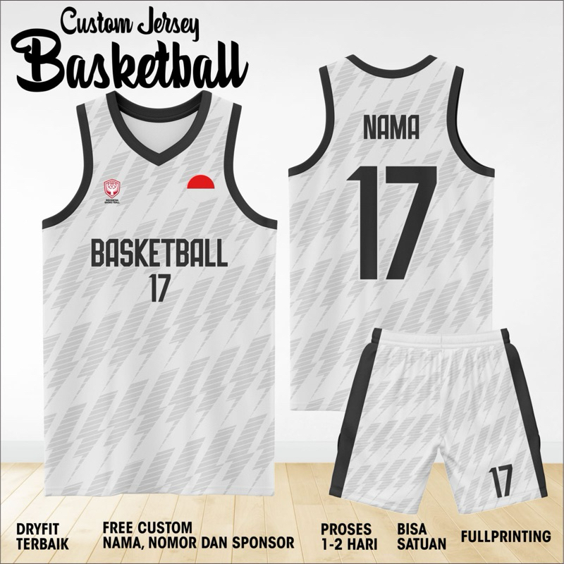Jersey Basket Custom Full printing