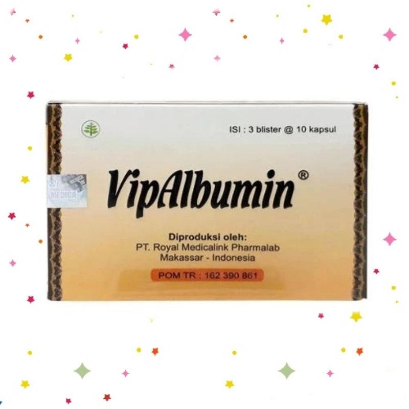 VipAlbumin 30 Kapsul / Box - Ektrak Ikan Gabus