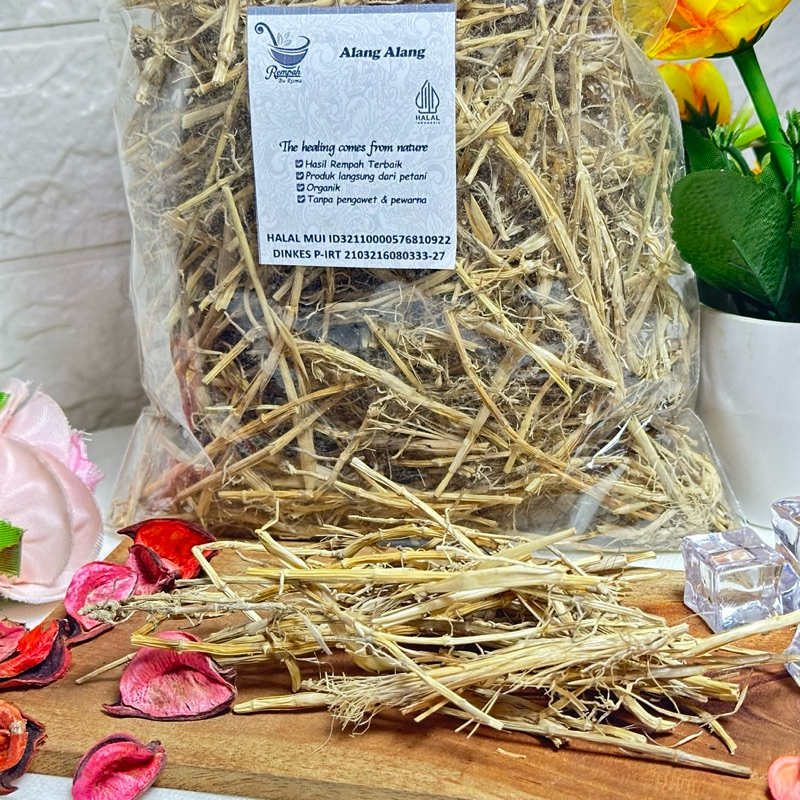 

Akar Alang Alang Kering 500 Gram - Rempah Bu Risma