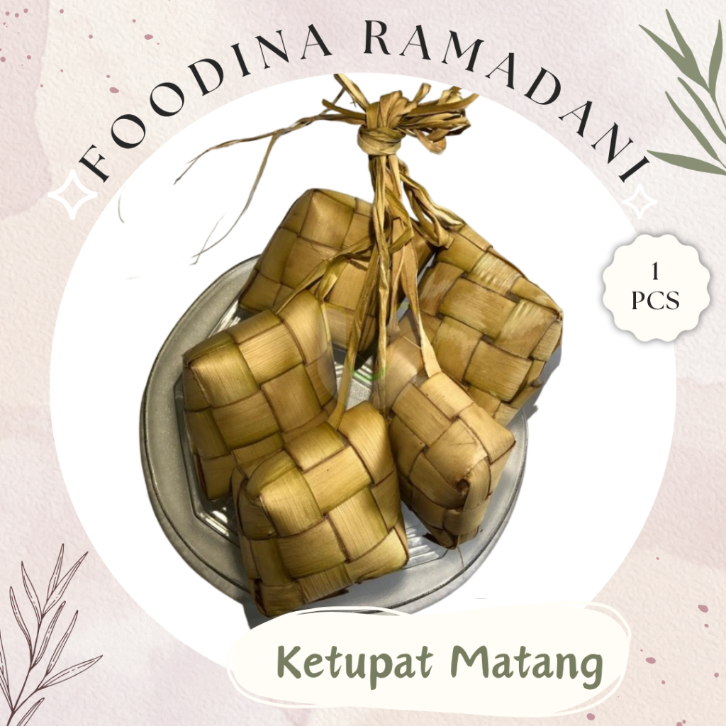 

KETUPAT Matang - Ketupat Homemade Fresh [ Size S ] Harga Per PCS