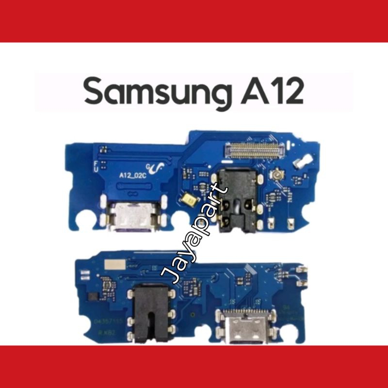 papan cas fleksibel charger samsung A12 konektor original