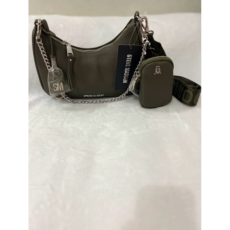 STEVE MADDEN BVITAL-S OLIVE CROSSBODY