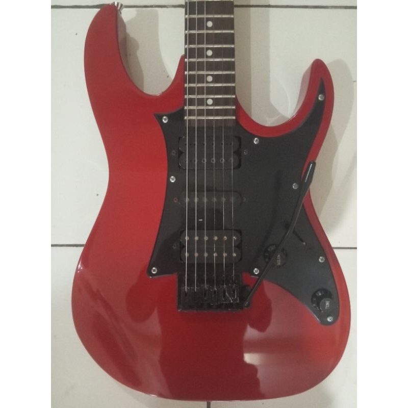 gitar merk Ibanez gio type GRX55B asli original buatan china