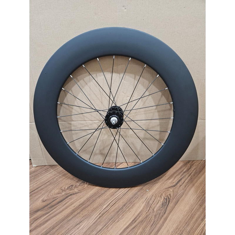 Wheelset Depan Road Bike Fixie Rimbrake Carbon 3K 700c 88mm