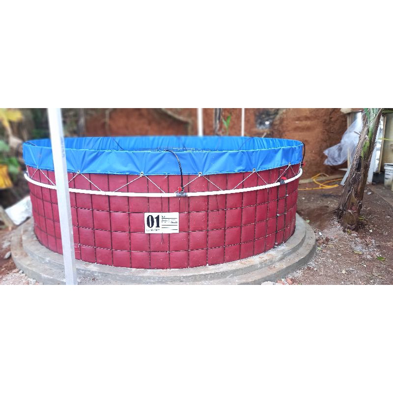 Nomor kolam terpal bioflok