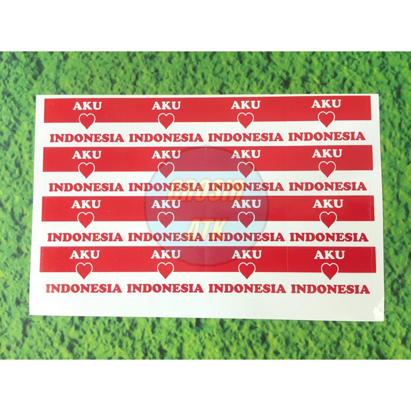

STICKER PIPI KEMERDEKAAN INDONESIA 4 x 2.5 Cm