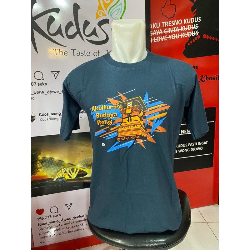 PROMO KAOS OBLONG MOTIF “MENARA KUDUS” ORIGINAL BY KAOS WONG DJOWO | Kaos Oblong UNISEX