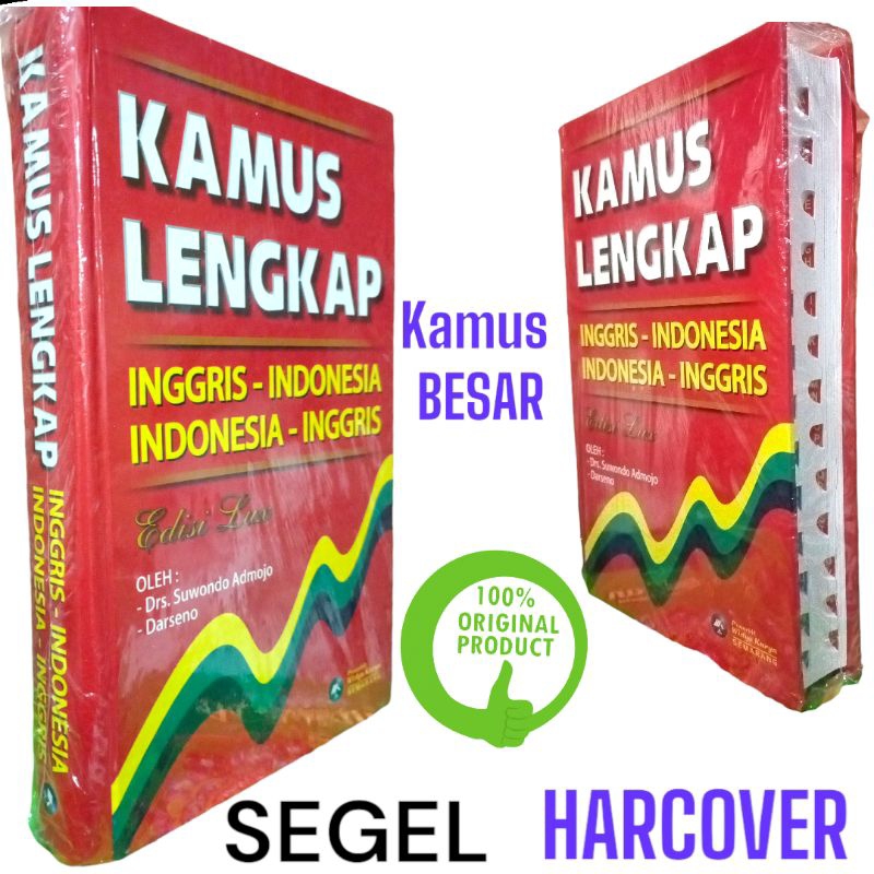 KAMUS LENGKAP HARDCOVER  INGGRIS INDONESIA INDONESIA INGGRIS BESAR
