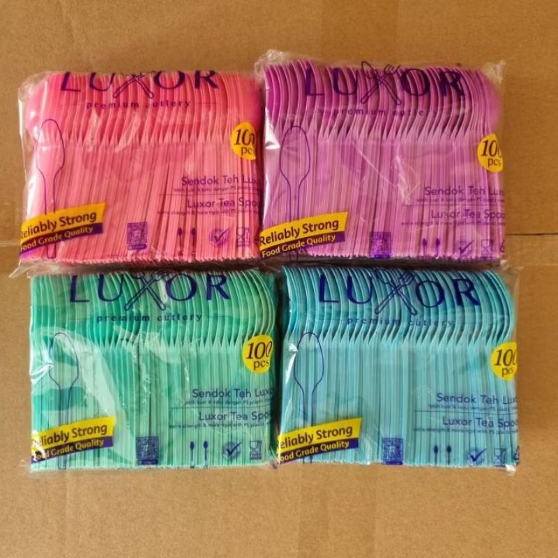 Sendok Teh Luxor WARNA/Sendok Teh warna warni/Sendok Kecil warna/Sendok Kopi/Sendok puding warna/Sen