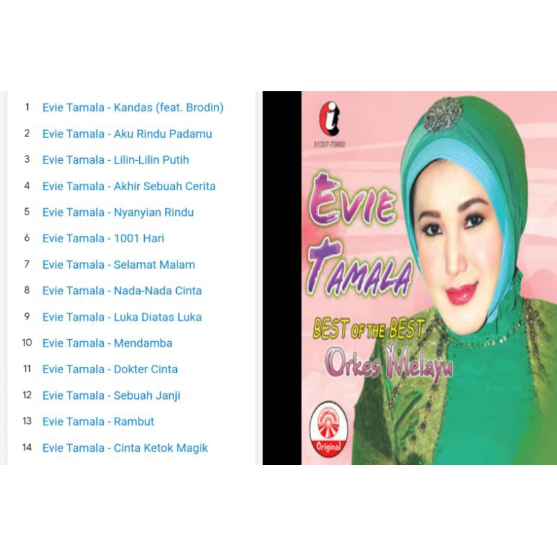 evie tamala cd album best of the best orkes melayu pallapa 2011