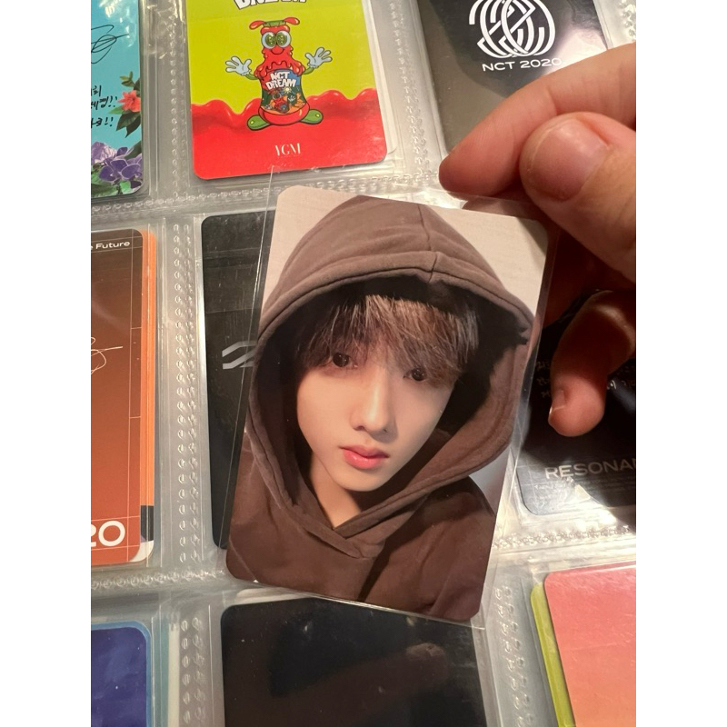 Jisung Kihno Reload hoodie coklat pc photocard official